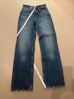 Women's Straight-Leg Midwash Blue Jeans